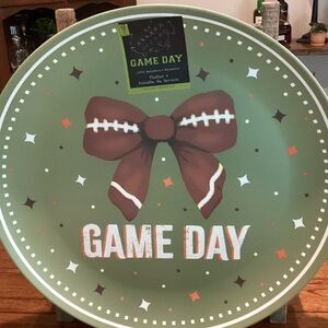 Melamine Football Serving Platter
